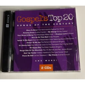 Gospel’s Top 20 Songs of the Century 2 CD Set 2001 Various Artists New Haven